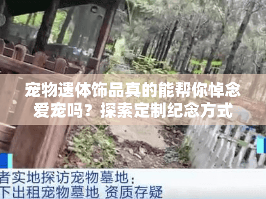 宠物遗体饰品真的能帮你悼念爱宠吗？探索定制纪念方式
