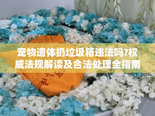 宠物遗体扔垃圾箱违法吗?权威法规解读及合法处理全指南