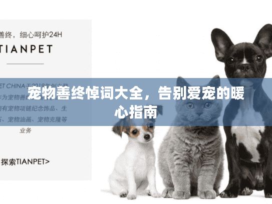 宠物善终悼词大全，告别爱宠的暖心指南