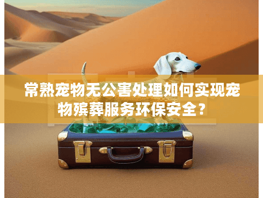 常熟宠物无公害处理如何实现宠物殡葬服务环保安全？