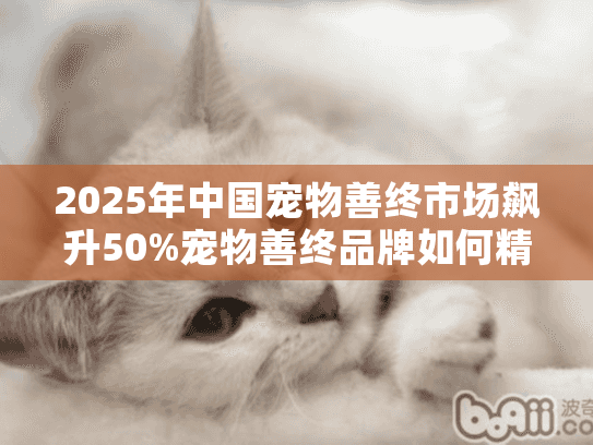 2025年中国宠物善终市场飙升50%宠物善终品牌如何精准选择？