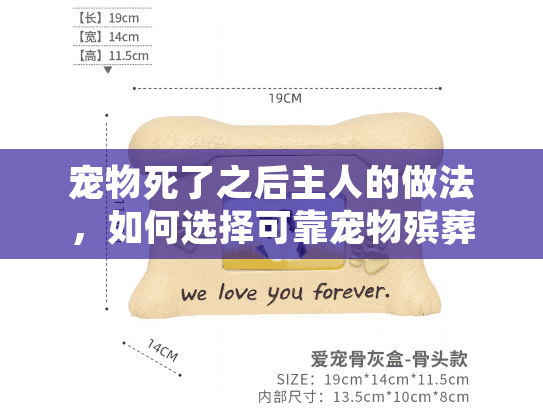 宠物死了之后主人的做法，如何选择可靠宠物殡葬服务？